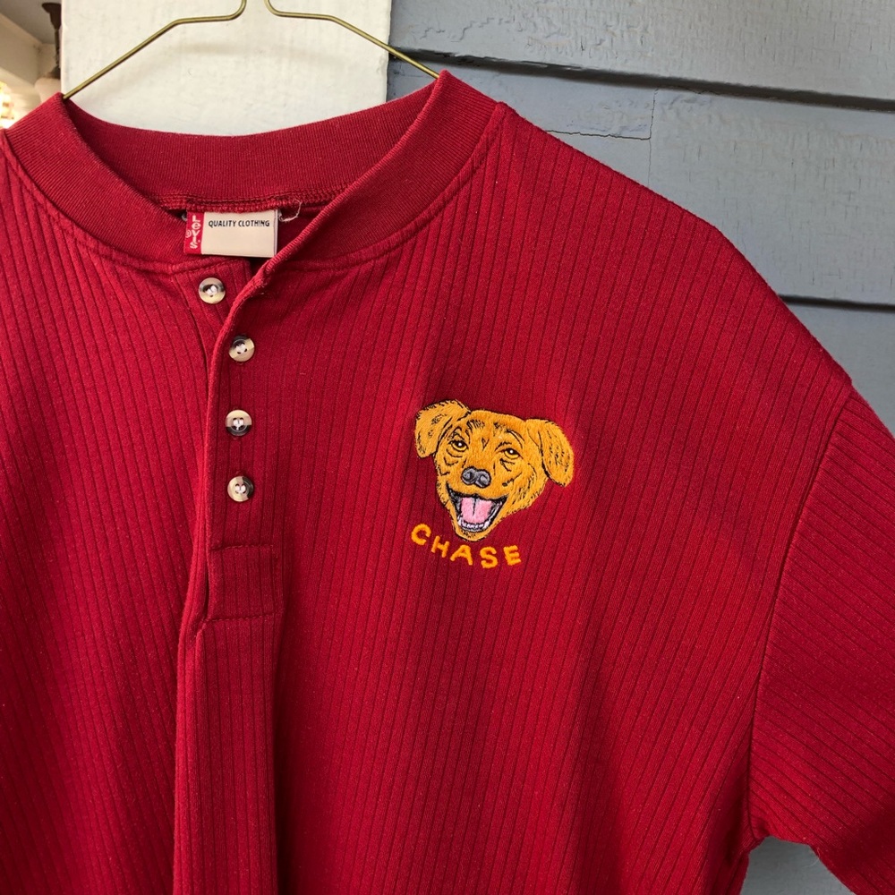 Levi’s dog shirt!